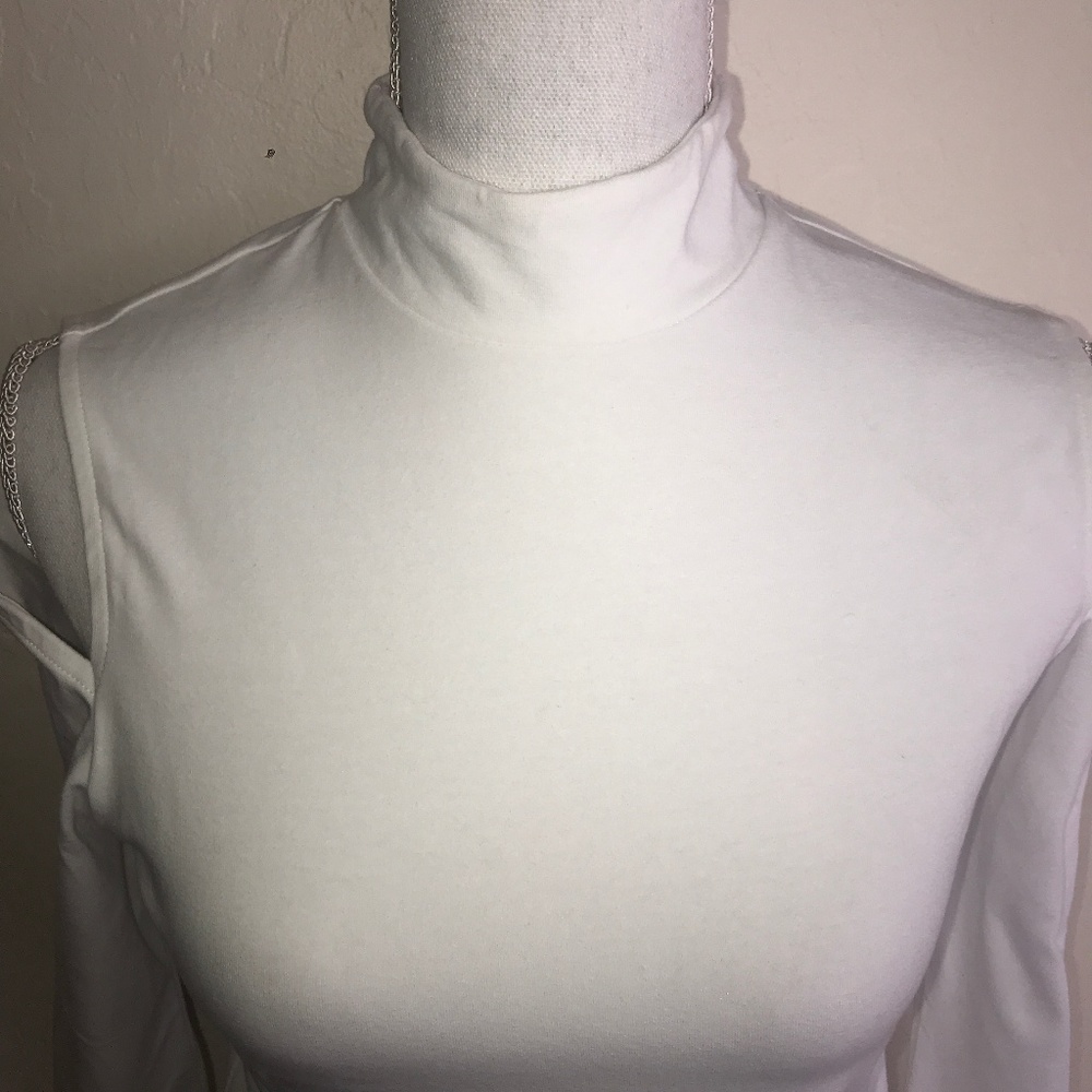 Express Turtleneck, Cold Shoulder Top NWT